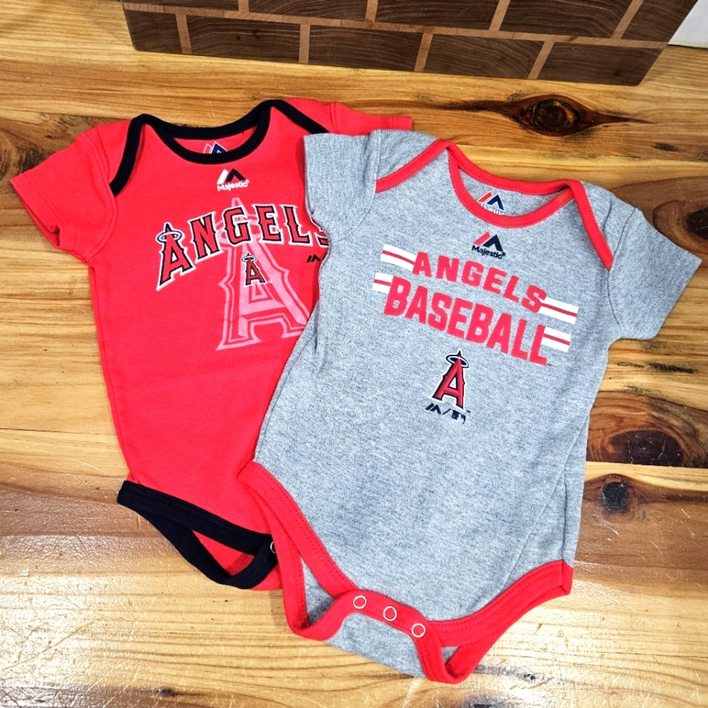 MLB Anaheim Angels Infant Baseball Onesies